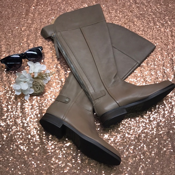 franco sarto women's christine wide calf riding boot